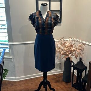 Navy skirt